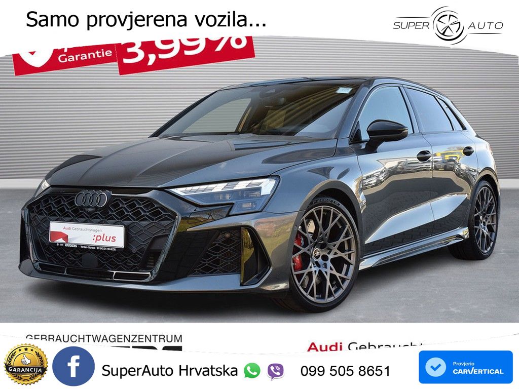 Audi RS3 Sedan 2.5 TFSI (400 KS) quattro S tronic LED+GR SJED+ACC