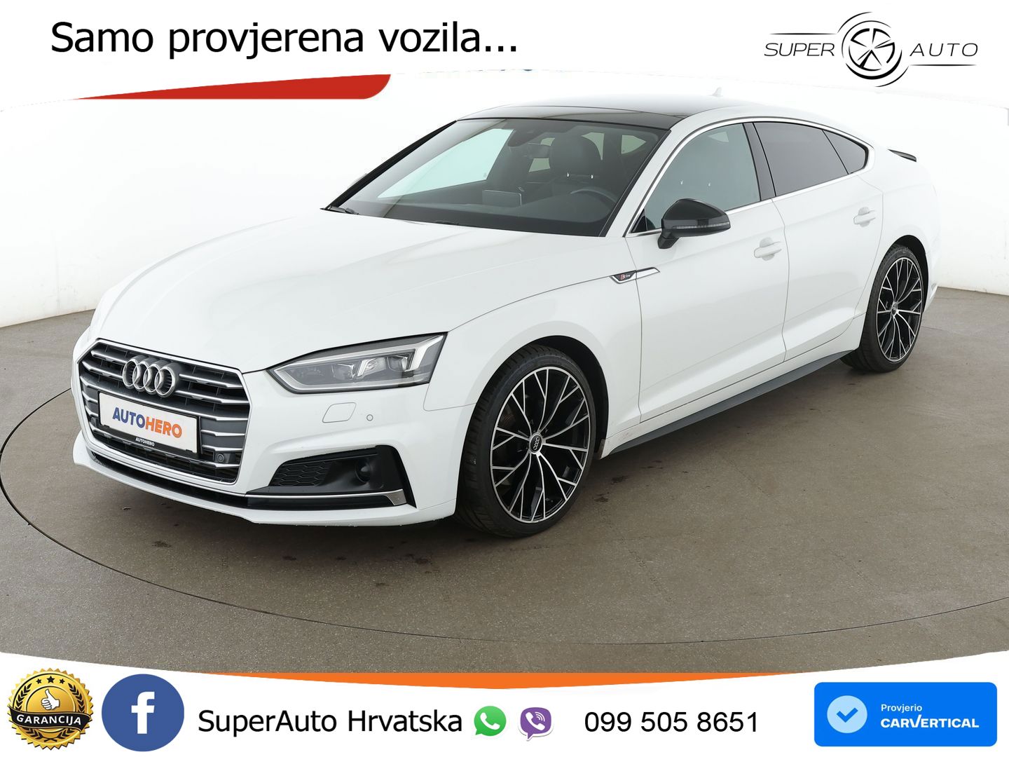 Audi A5 Sportback 40 TFSI (190 KS) S tronic LED+GR SJED+ACC