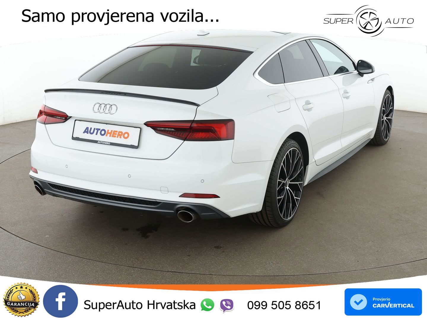 Audi A5 Sportback 40 TFSI (190 KS) S tronic LED+GR SJED+ACC