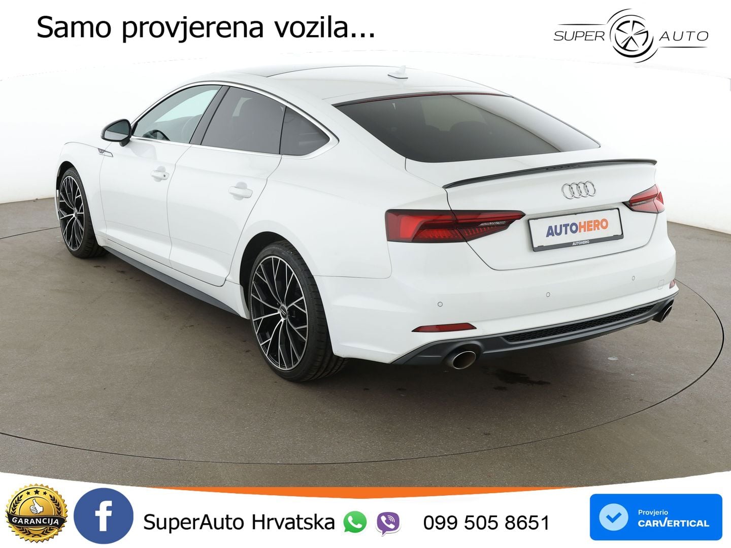 Audi A5 Sportback 40 TFSI (190 KS) S tronic LED+GR SJED+ACC