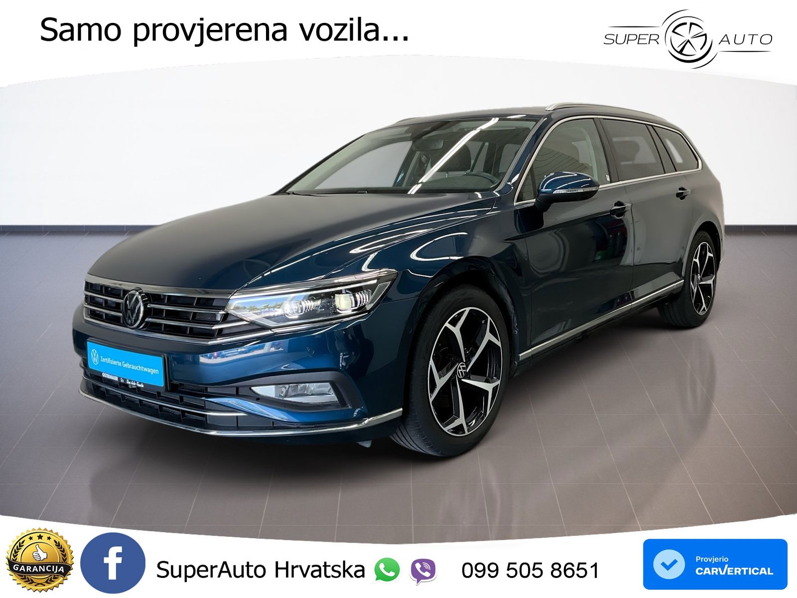 Volkswagen Passat Variant 2.0 TSI (190 KS) DSG Elegance LED+GR SJED+ACC