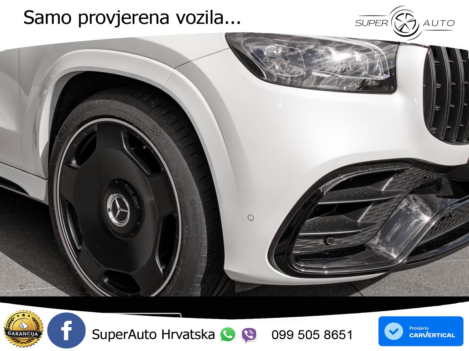 Mercedes-Benz GLS AMG GLS 63 V8 EQ Boost 4MATIC+ TCT ACC+HEAD+GR SJED+360+PANO