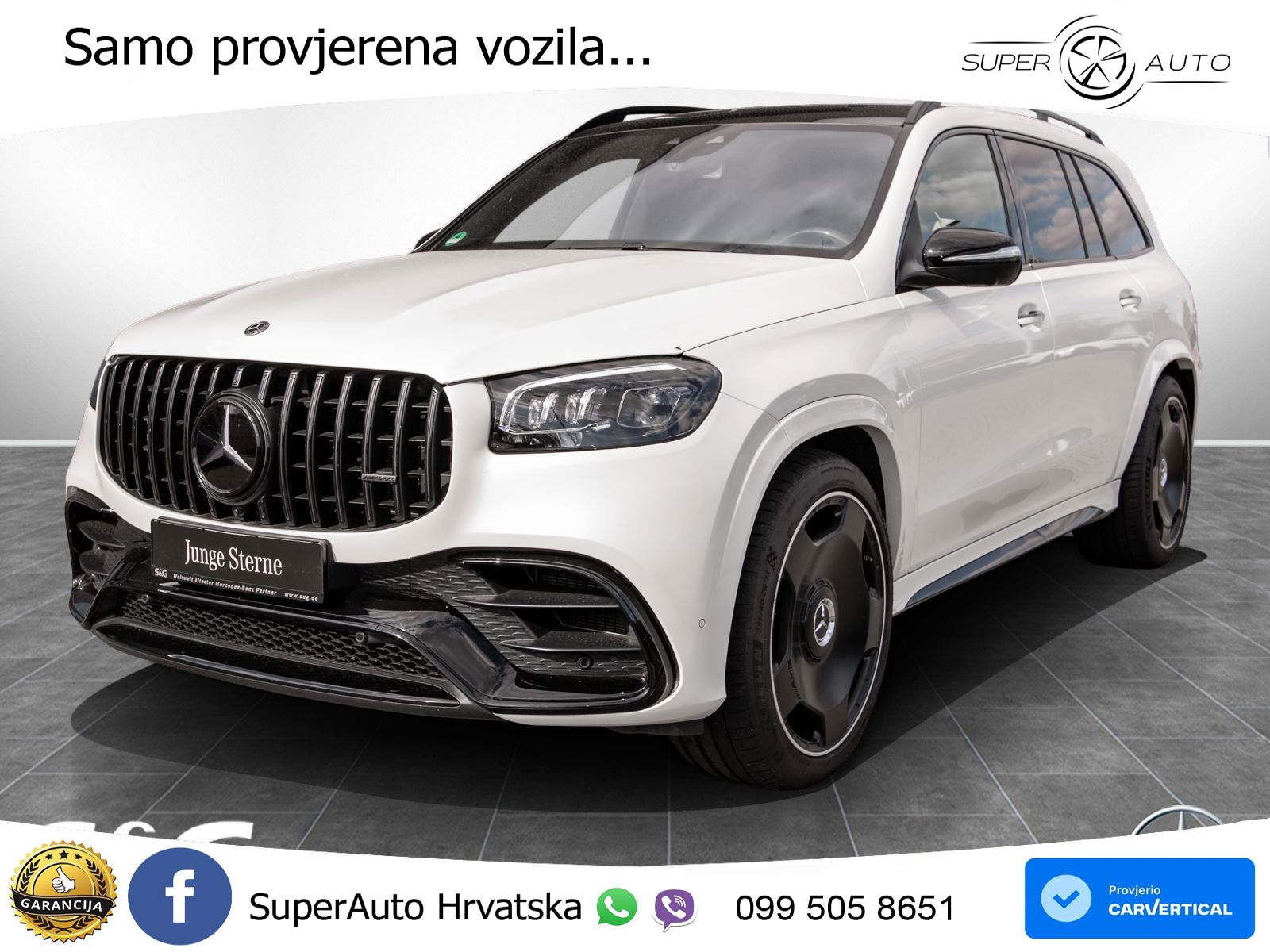 Mercedes-Benz GLS AMG GLS 63 V8 EQ Boost 4MATIC+ TCT ACC+HEAD+GR SJED+360+PANO