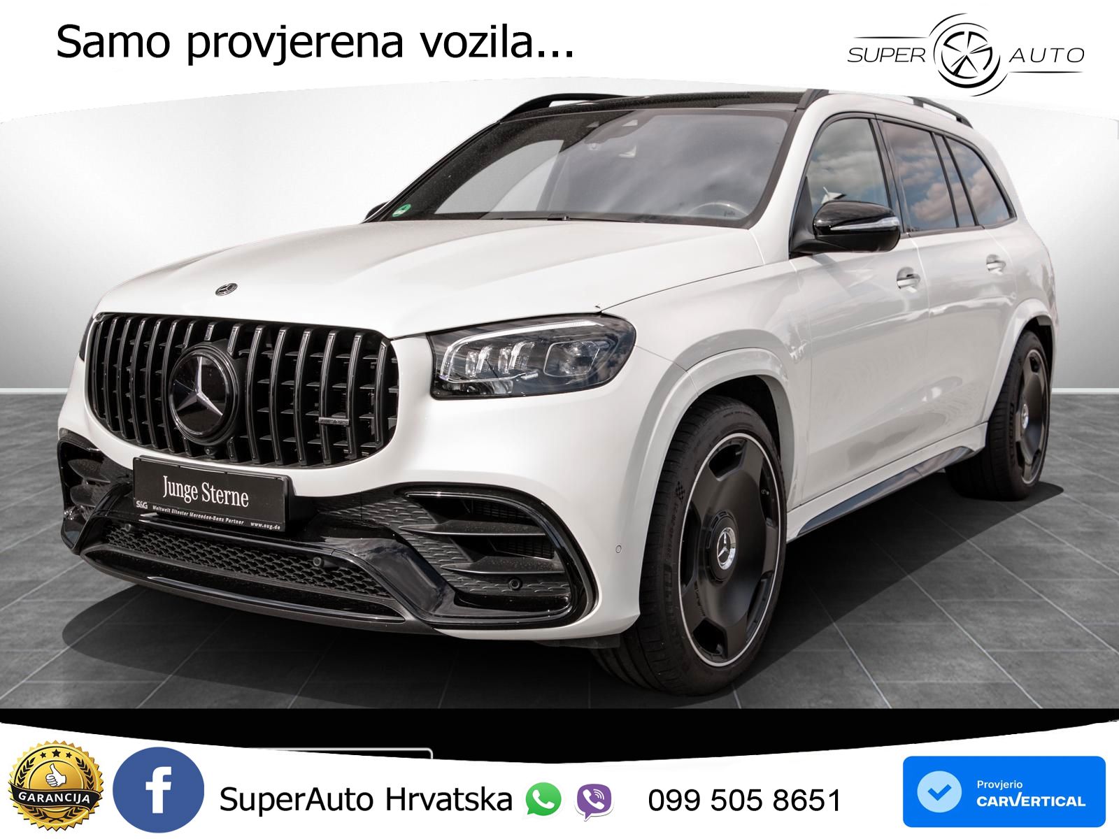 Mercedes-Benz GLS AMG GLS 63 V8 EQ Boost 4MATIC+ TCT ACC+HEAD+GR SJED+360+PANO