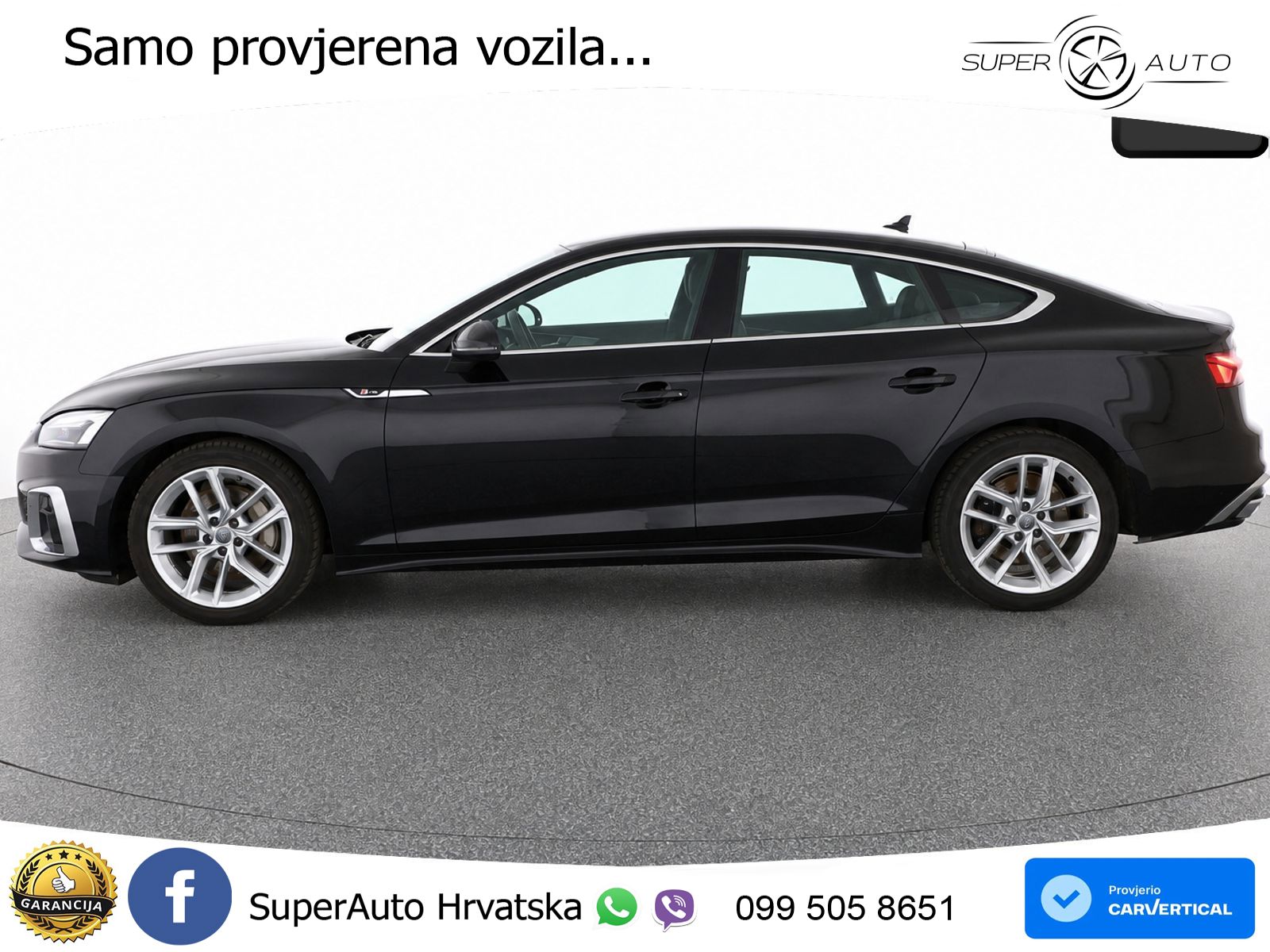 Audi A5 Sportback 45 TFSI (265 KS) quattro S tronic S line LED+GR SJED+ACC