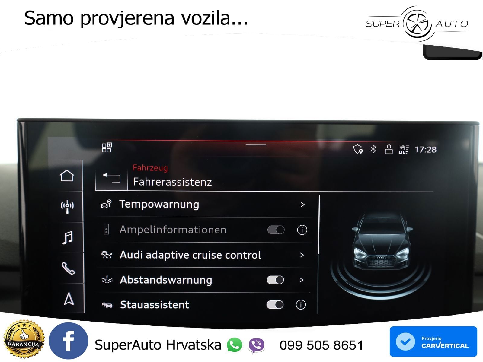 Audi A5 Sportback 45 TFSI (265 KS) quattro S tronic S line LED+GR SJED+ACC