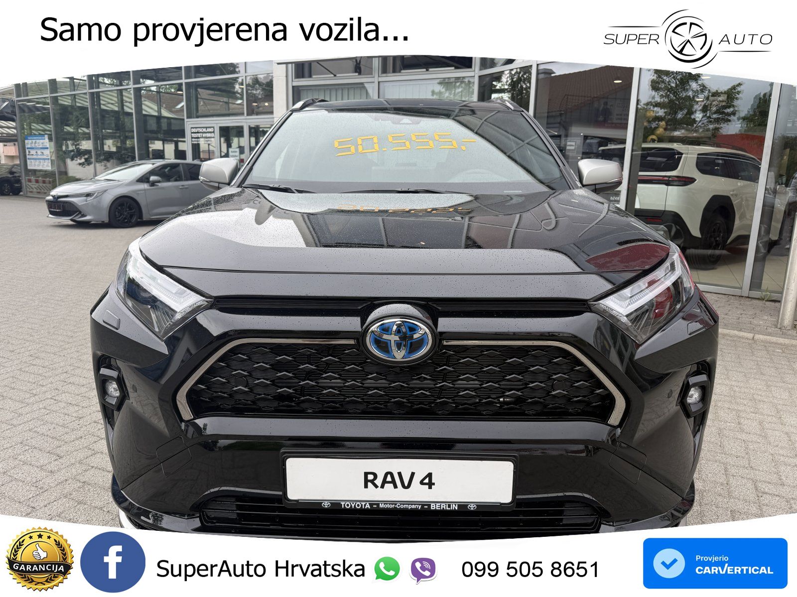 Toyota RAV4 2.5 (306 KS) Hybrid AWD-i eCVT LED+GR SJED+ACC