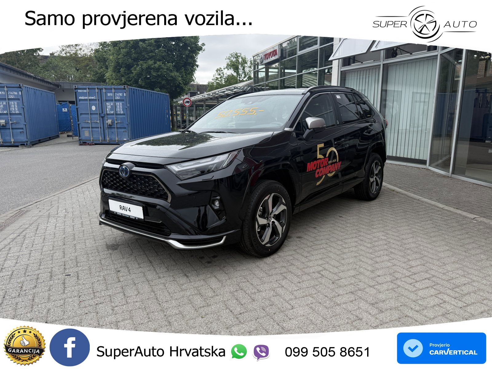 Toyota RAV4 2.5 (306 KS) Hybrid AWD-i eCVT LED+GR SJED+ACC