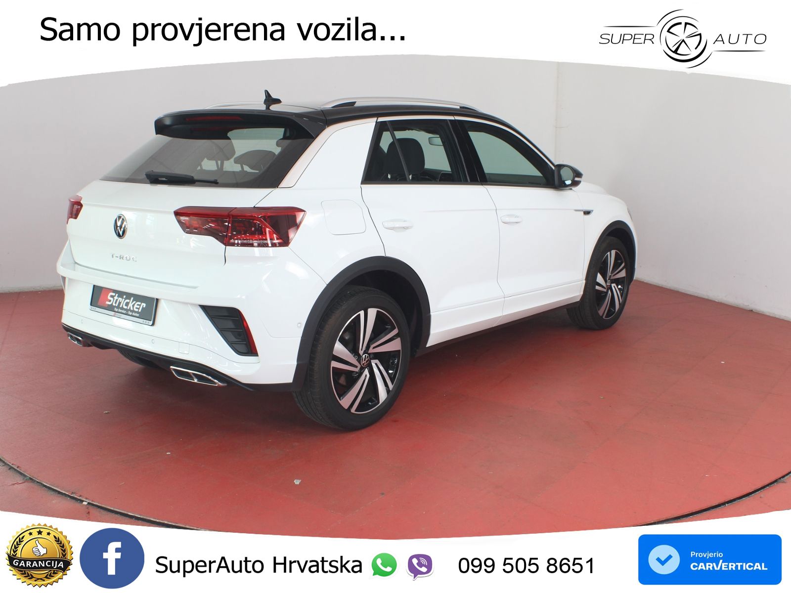 Volkswagen T-Roc 1.5 TSI (150 KS) DSG R-Line LED+GR SJED+ACC