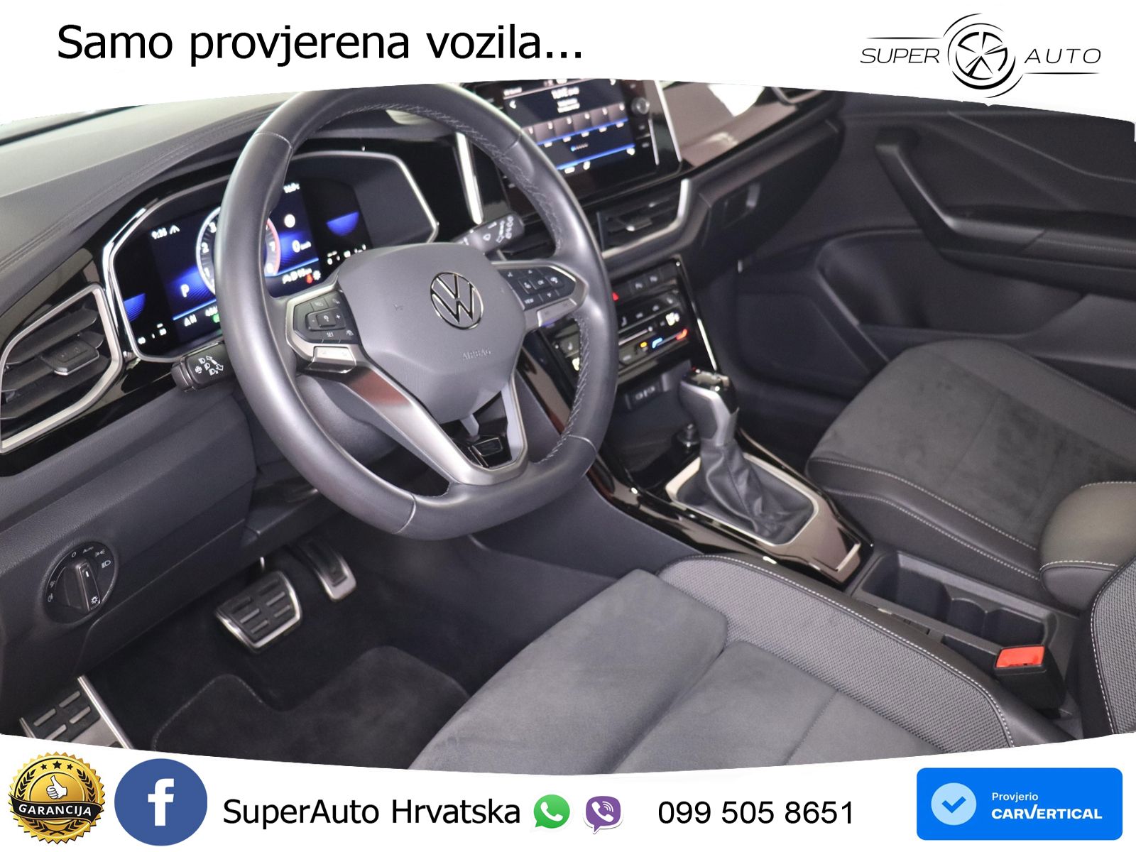 Volkswagen T-Roc 1.5 TSI (150 KS) DSG R-Line LED+GR SJED+ACC