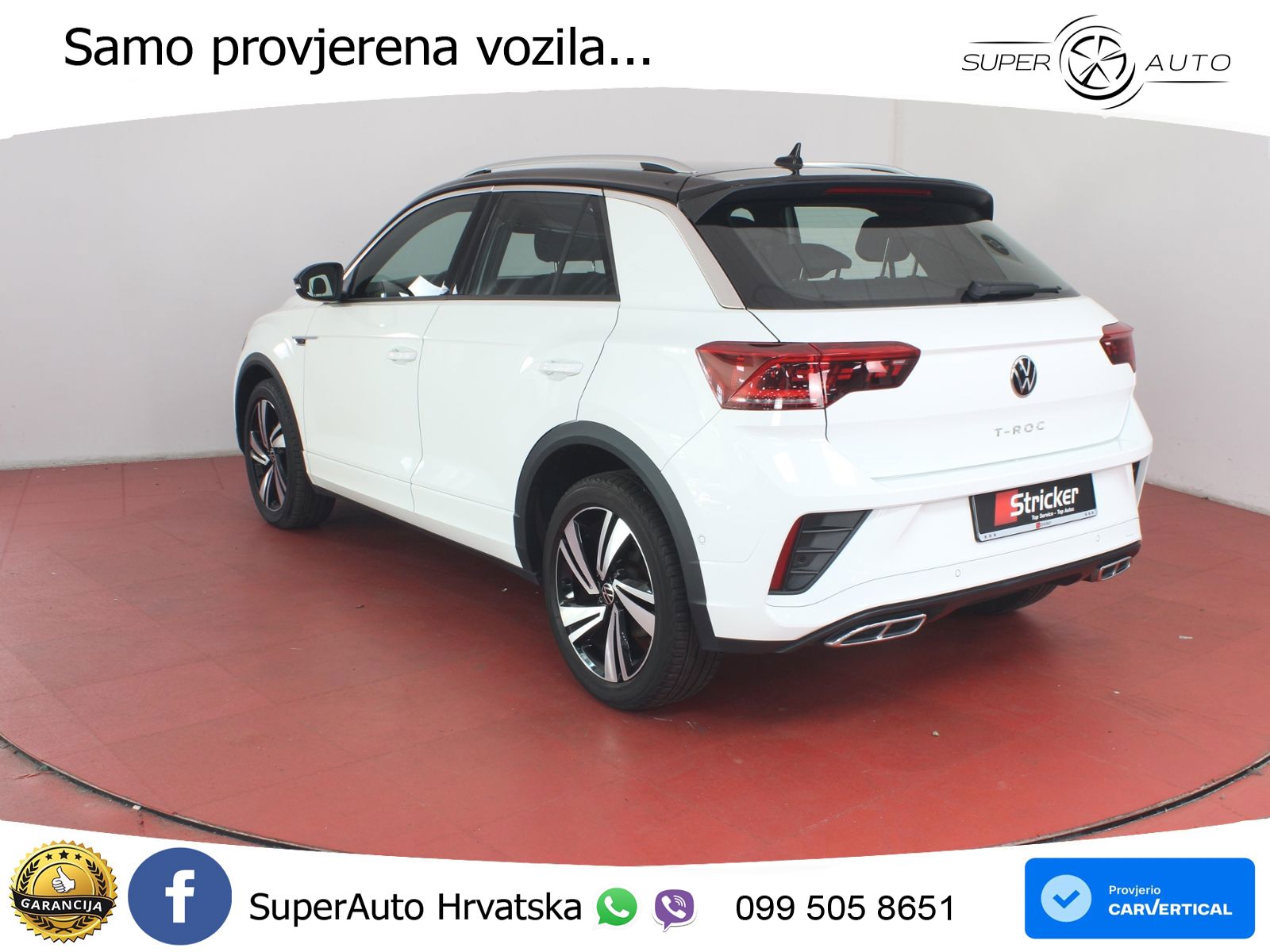 Volkswagen T-Roc 1.5 TSI (150 KS) DSG R-Line LED+GR SJED+ACC
