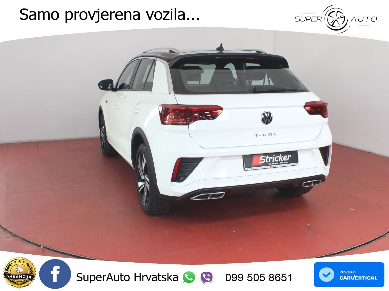 Volkswagen T-Roc 1.5 TSI (150 KS) DSG R-Line LED+GR SJED+ACC