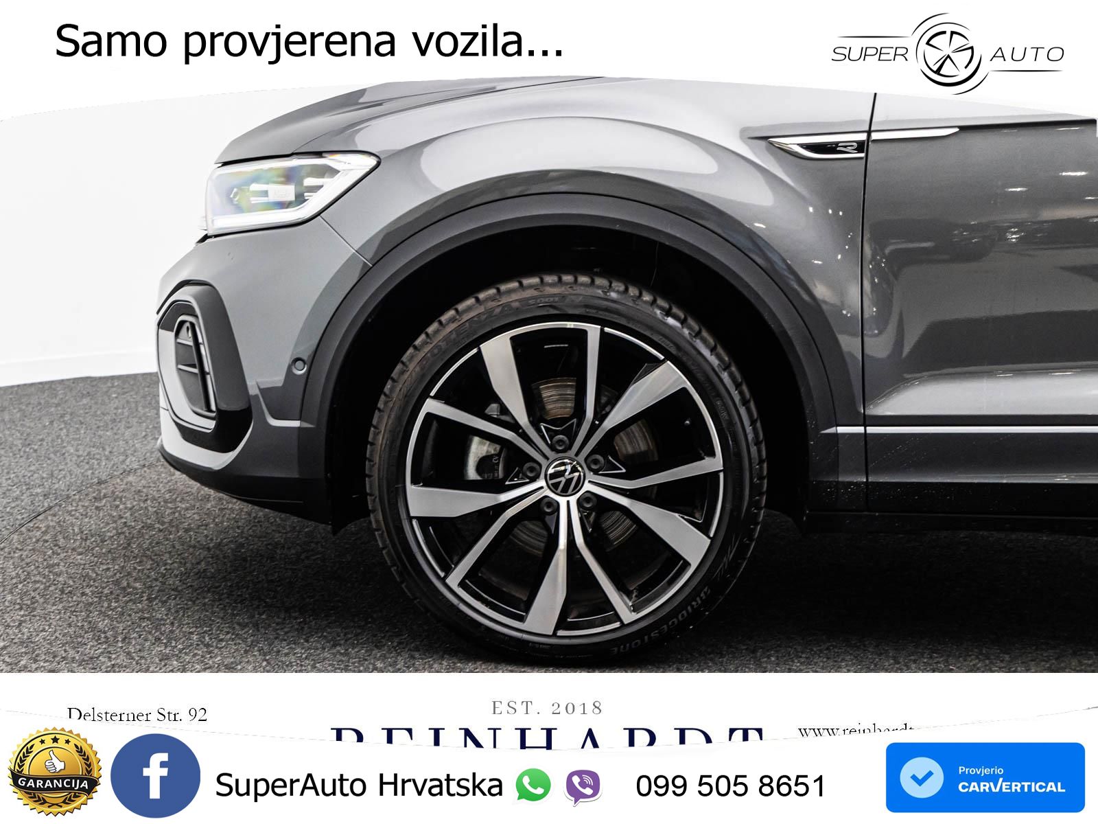 Volkswagen T-Roc 1.5 TSI (150 KS) DSG R-Line LED+GR SJED+ACC