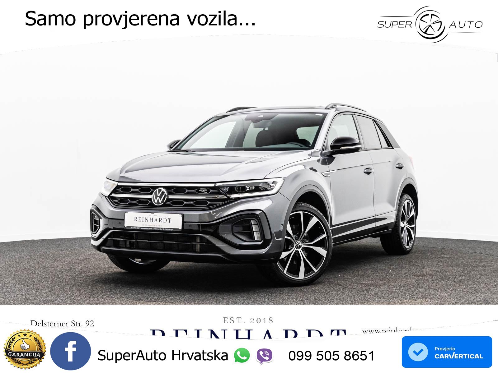 Volkswagen T-Roc 1.5 TSI (150 KS) DSG R-Line LED+GR SJED+ACC