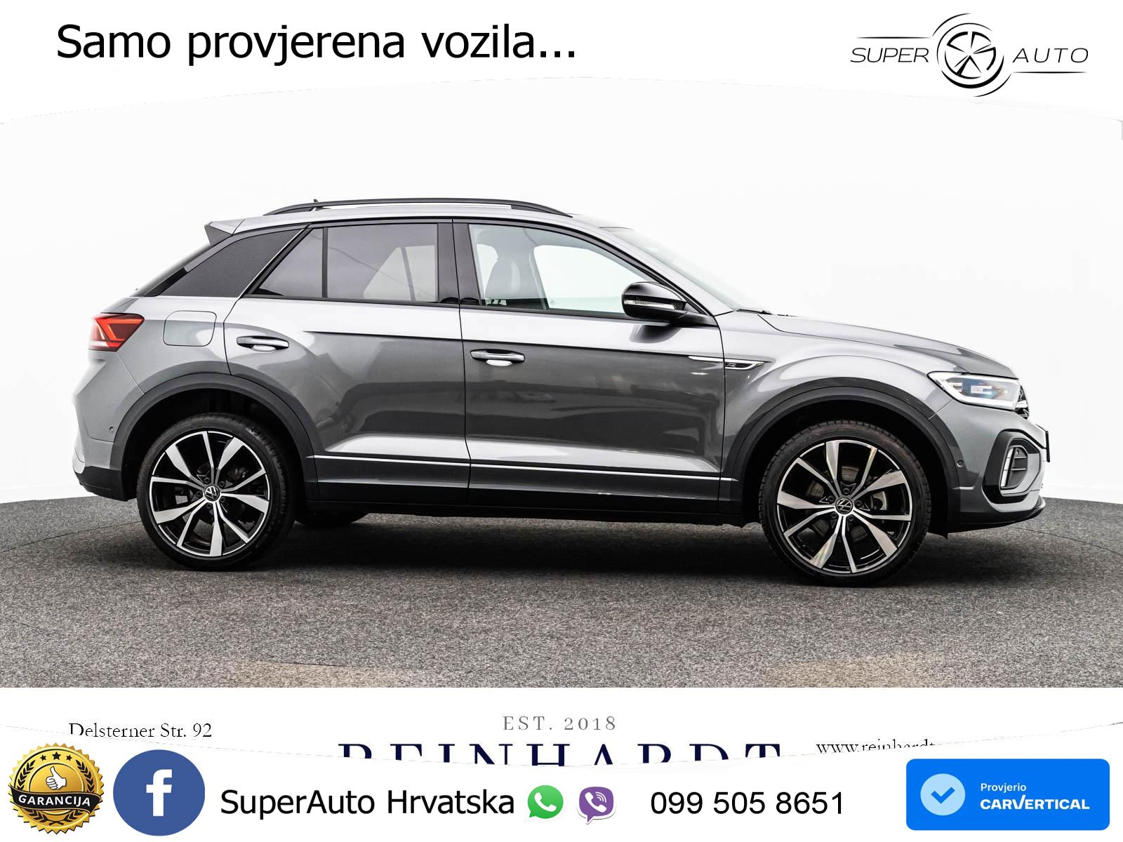 Volkswagen T-Roc 1.5 TSI (150 KS) DSG R-Line LED+GR SJED+ACC