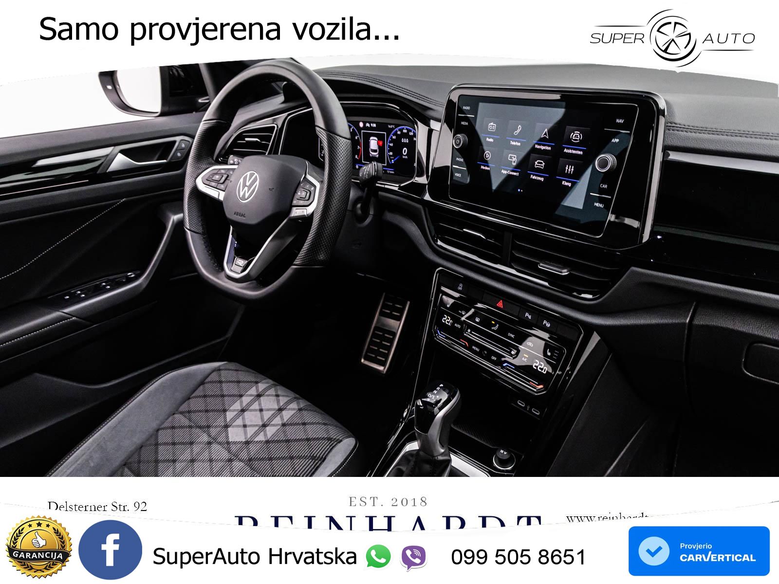 Volkswagen T-Roc 1.5 TSI (150 KS) DSG R-Line LED+GR SJED+ACC