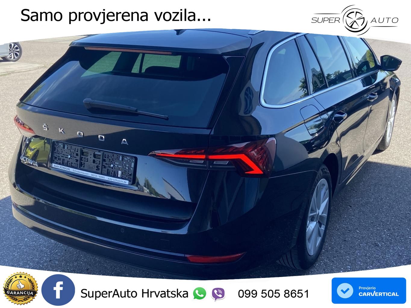 Škoda Octavia Combi 2.0 TDI (150 KS) DSG LED+GR SJED+ACC