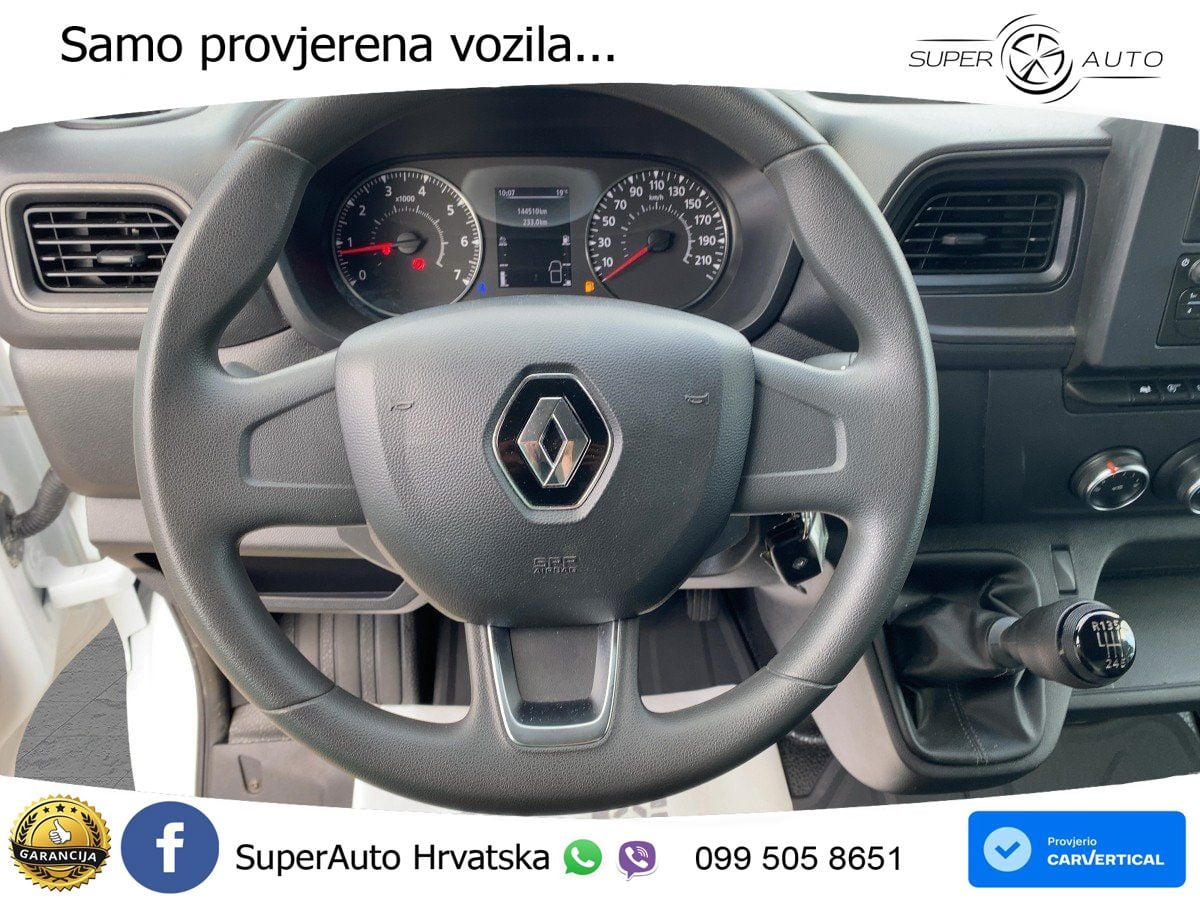 Renault Master Koffer FWD L3H1 3.5t ENERGY Luft 163 KS