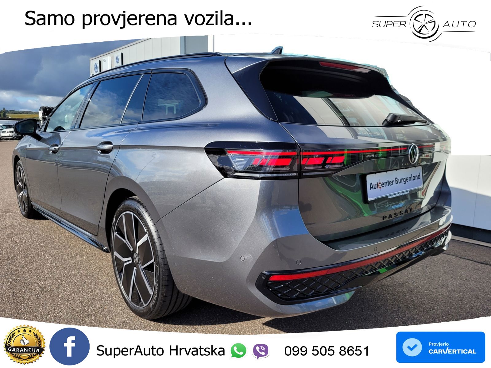 Volkswagen Passat Variant 2.0 TDI (193 KS) 4MOTION DSG R-Line MATRIX+GR SJED+KAM