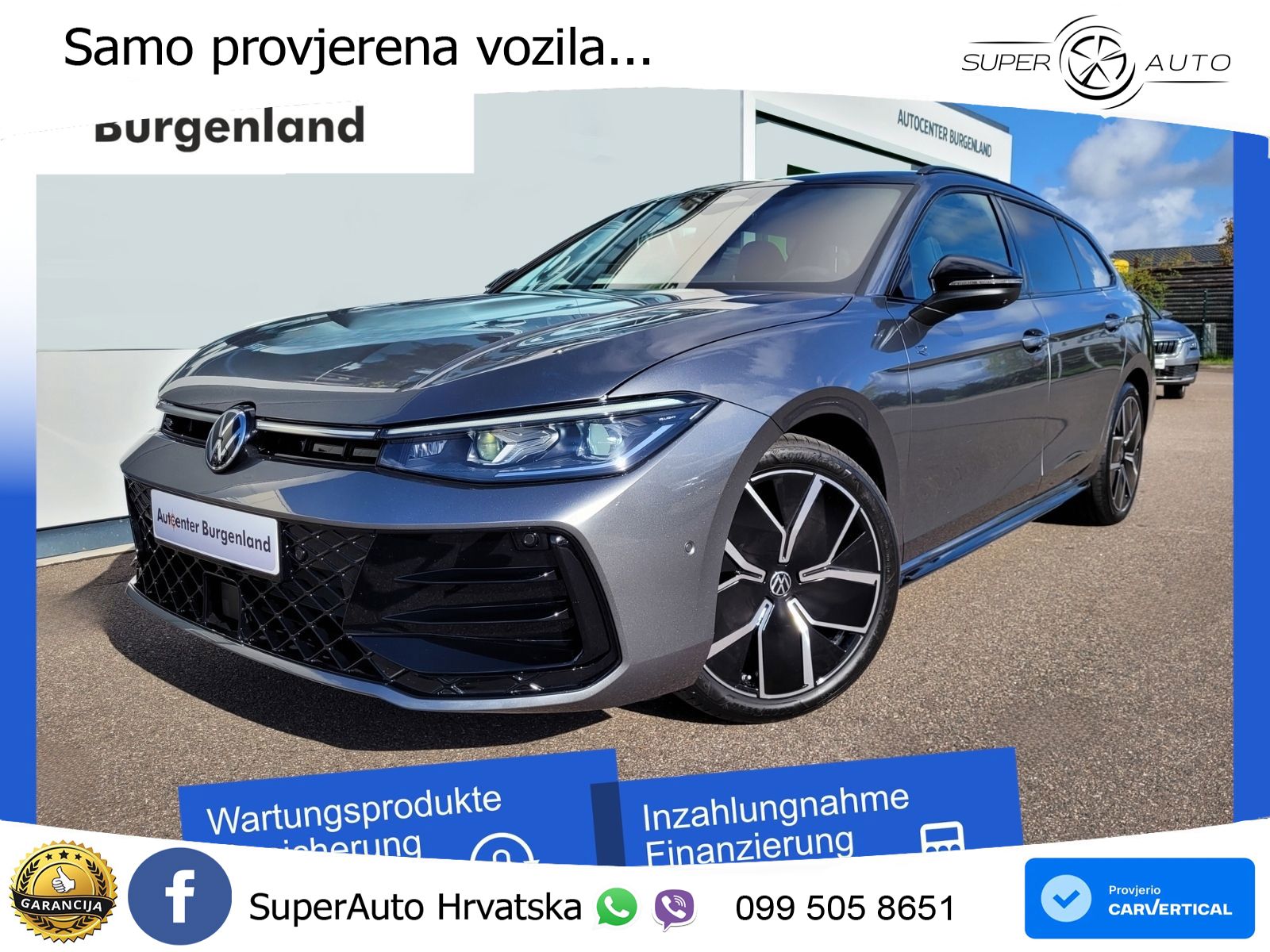 Volkswagen Passat Variant 2.0 TDI (193 KS) 4MOTION DSG R-Line MATRIX+GR SJED+KAM
