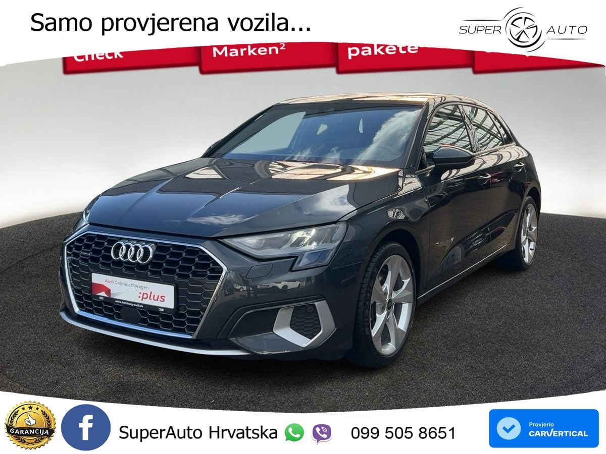 Audi A3 40 TFSI (190 KS) quattro S tronic advanced LED+GR SJED+ACC
