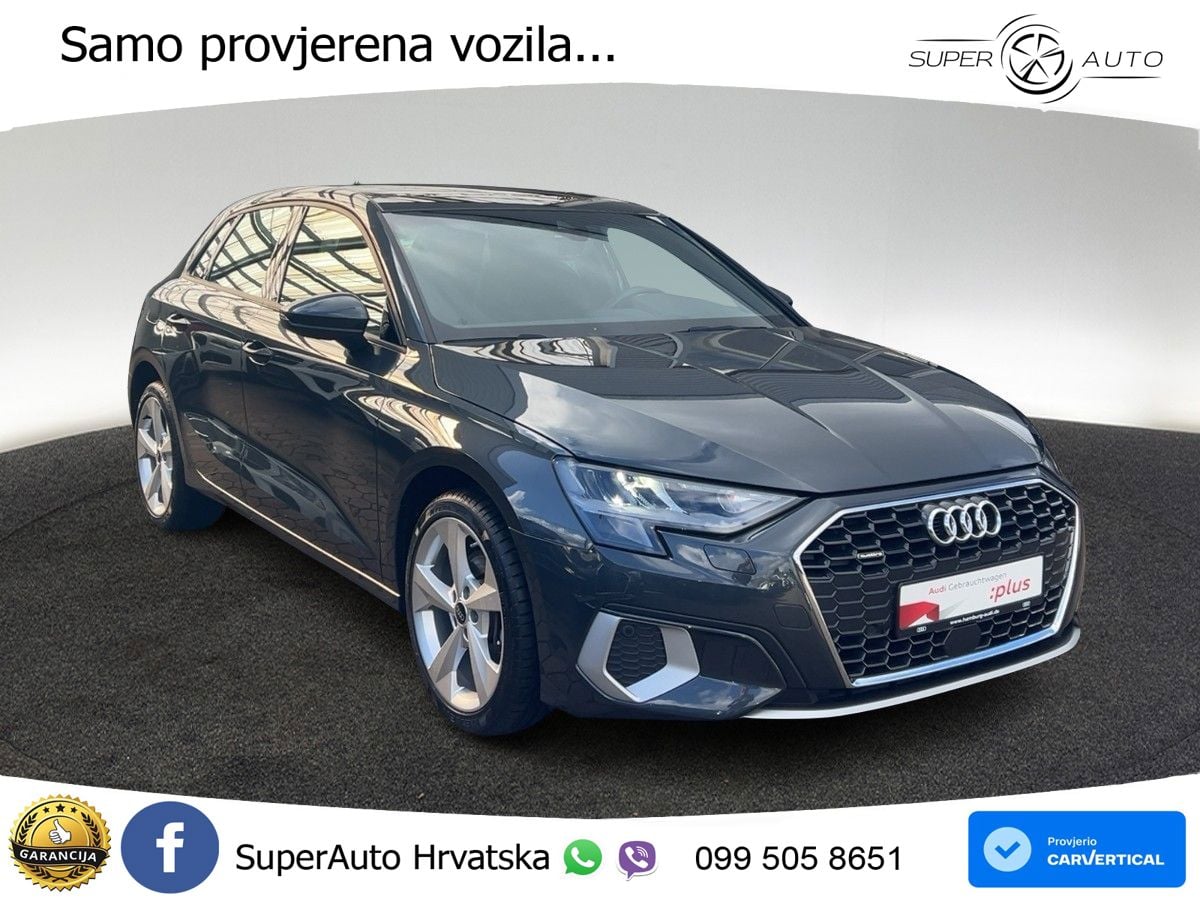 Audi A3 40 TFSI (190 KS) quattro S tronic advanced LED+GR SJED+ACC
