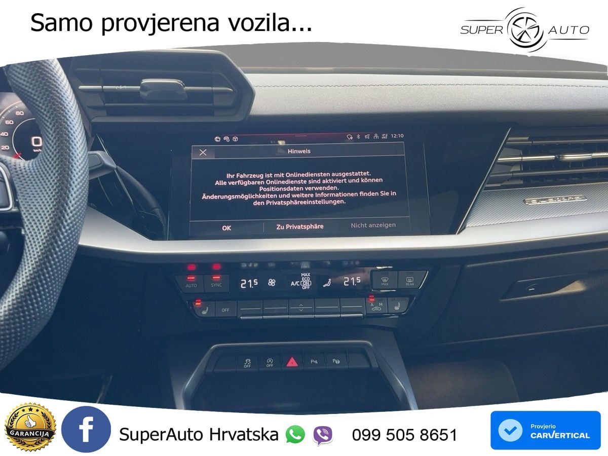 Audi A3 40 TFSI (190 KS) quattro S tronic advanced LED+GR SJED+ACC