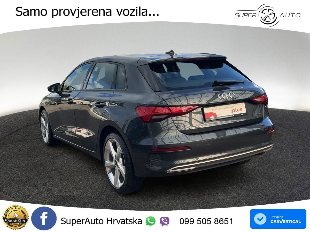 Audi A3 40 TFSI (190 KS) quattro S tronic advanced LED+GR SJED+ACC