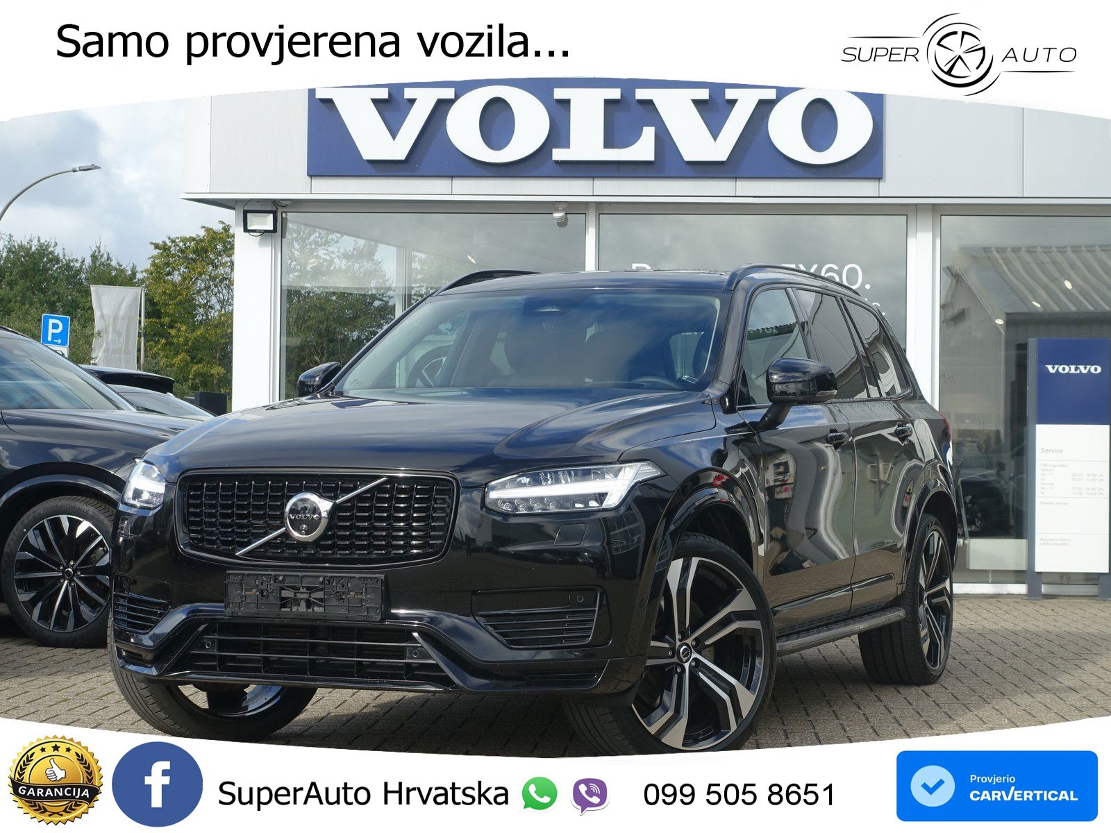 Volvo XC90 2.0 T8 AWD Automatic ACC+HEAD+4xGR SJED+360+PANO
