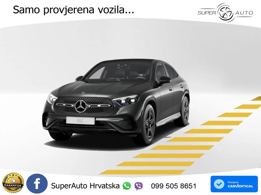Mercedes GLC Coupe 220d (197 KS) 4MATIC 9G-TRONIC AMG ACC+GR SJED+360+PANO
