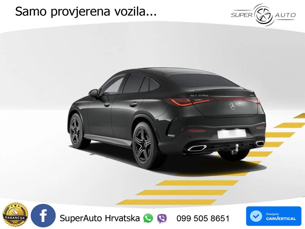 Mercedes GLC Coupe 220d (197 KS) 4MATIC 9G-TRONIC AMG ACC+GR SJED+360+PANO