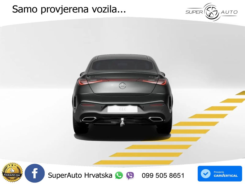 Mercedes GLC Coupe 220d (197 KS) 4MATIC 9G-TRONIC AMG ACC+GR SJED+360+PANO