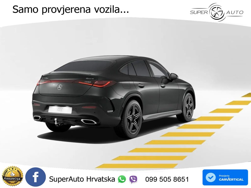 Mercedes GLC Coupe 220d (197 KS) 4MATIC 9G-TRONIC AMG ACC+GR SJED+360+PANO