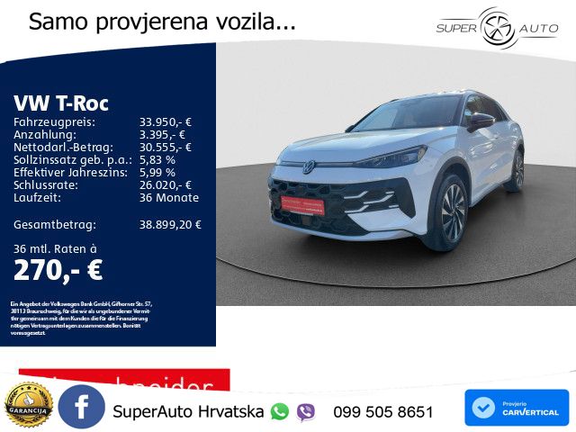 Volkswagen T-Roc 1.5 eTSI (150 KS)  DSG LED+GR SJED+ACC