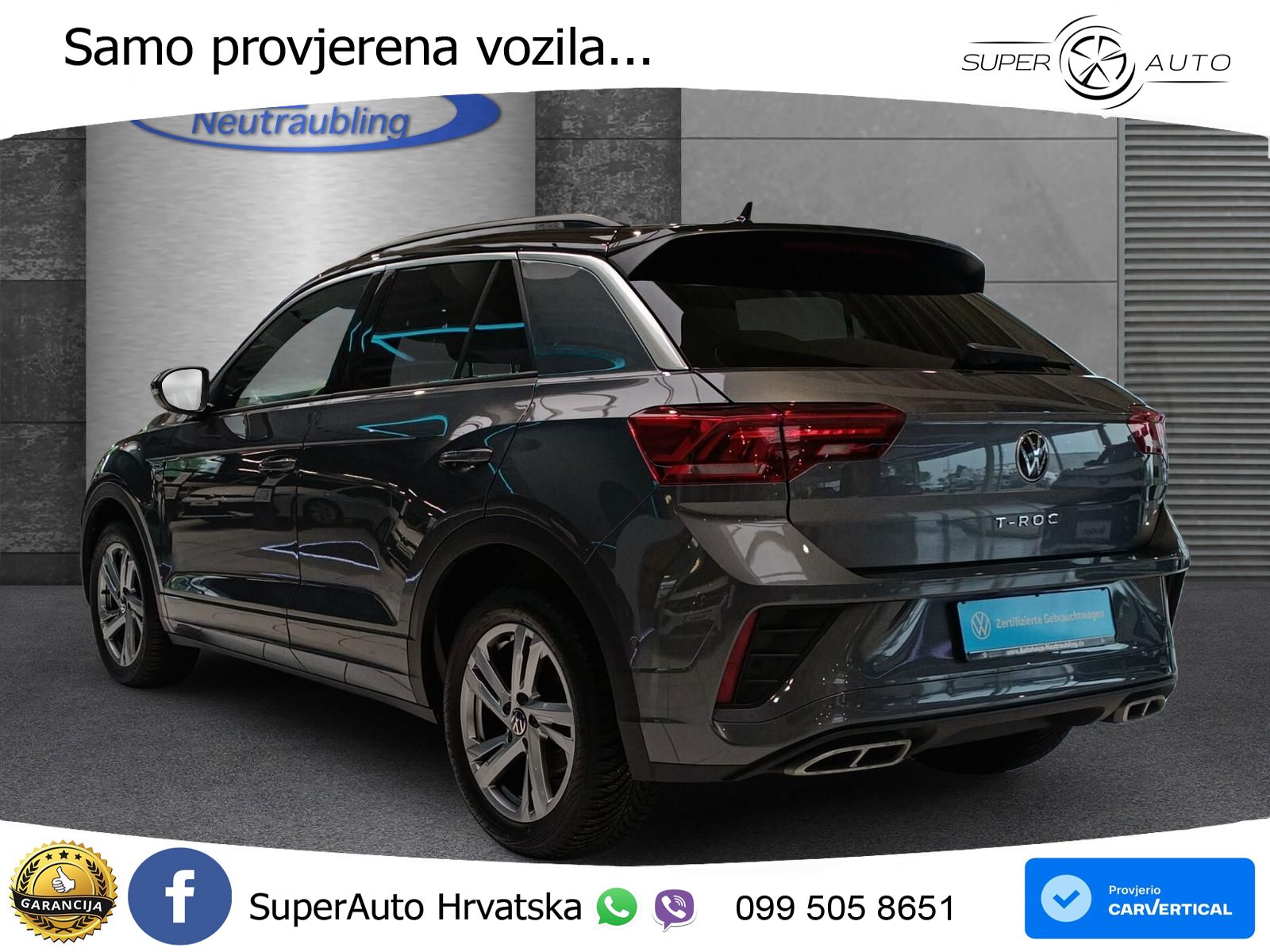 Volkswagen T-Roc I 1.5 TSI (150 KS) DSG LED+GR SJED+ACC