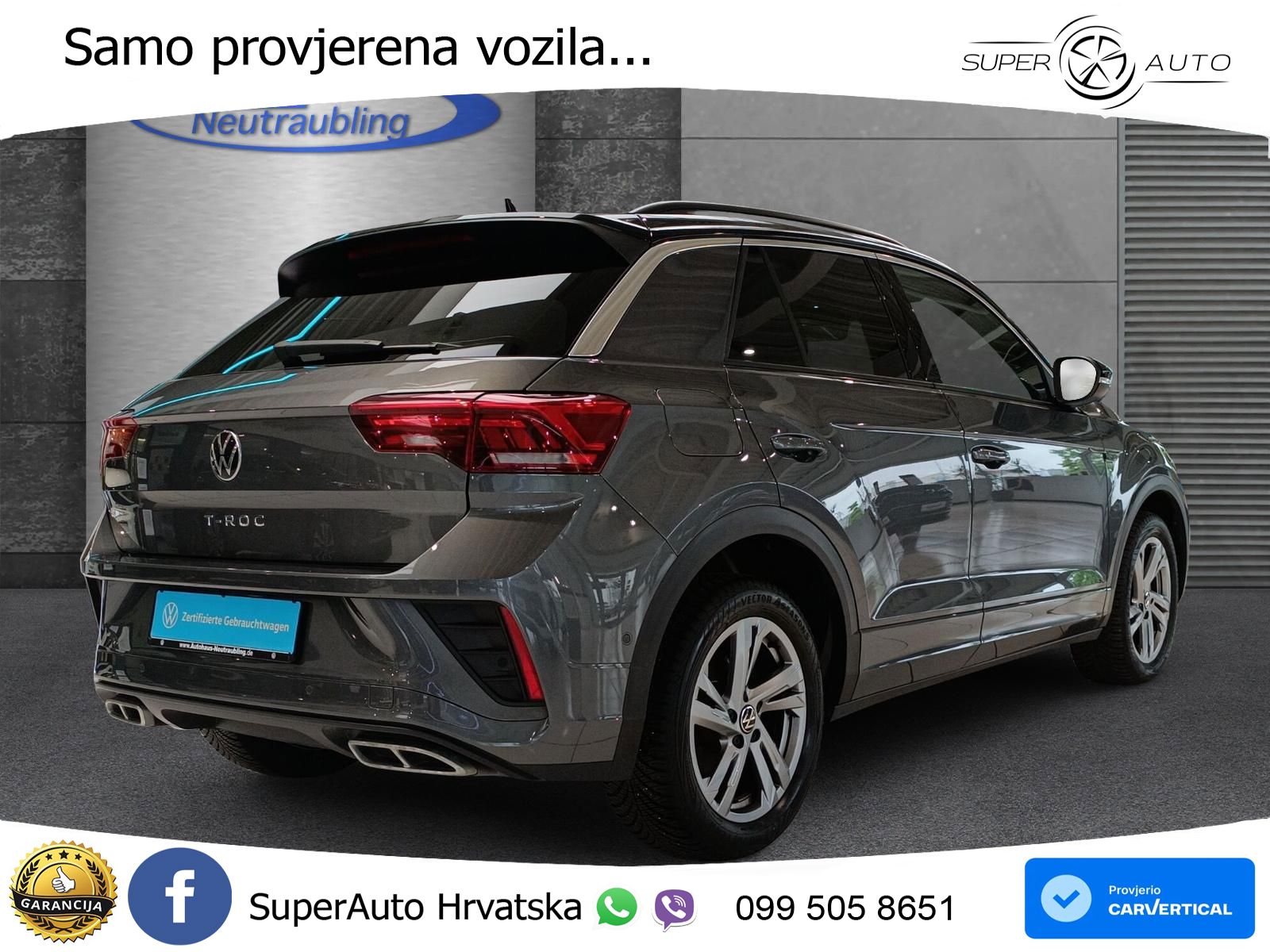 Volkswagen T-Roc I 1.5 TSI (150 KS) DSG LED+GR SJED+ACC
