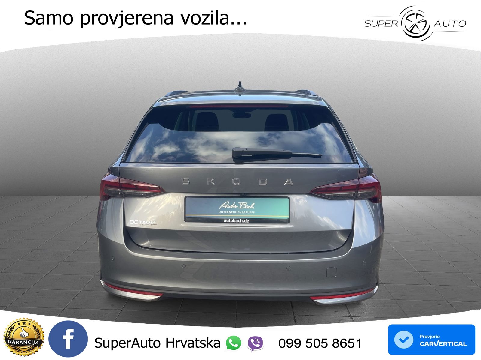 Škoda Octavia Combi 2.0 TDI (150 KS) DSG Selection LED+GR SJED+ACC