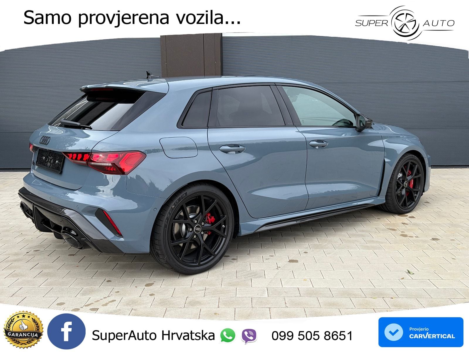 Audi RS3 Sedan 2.5 TFSI (400 KS) quattro S tronic LED+GR SJED+ACC
