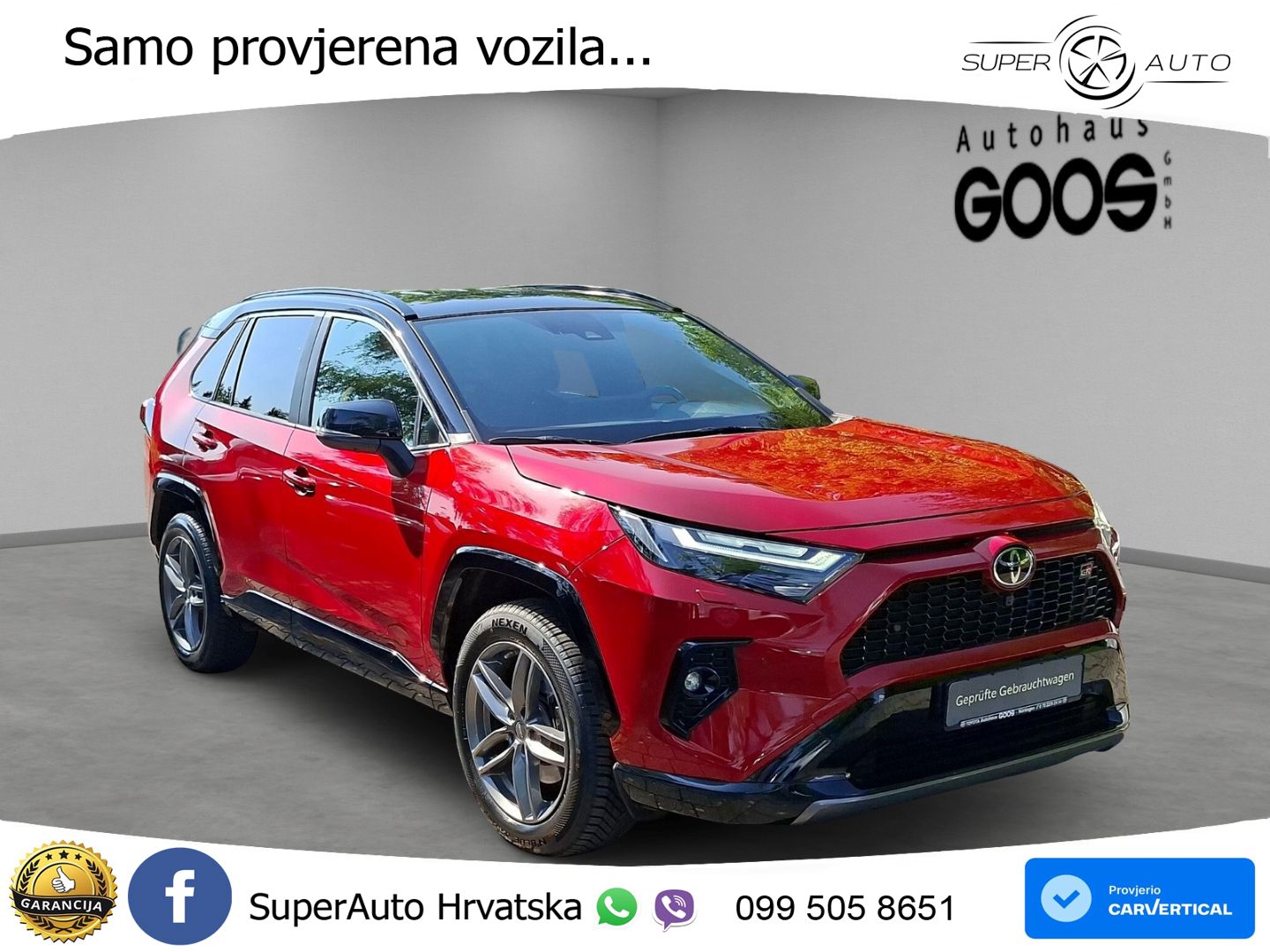 Toyota RAV4 2.5 (222 KS) Hybrid AWD-i eCVT GR Sport LED+GR SJED+ACC