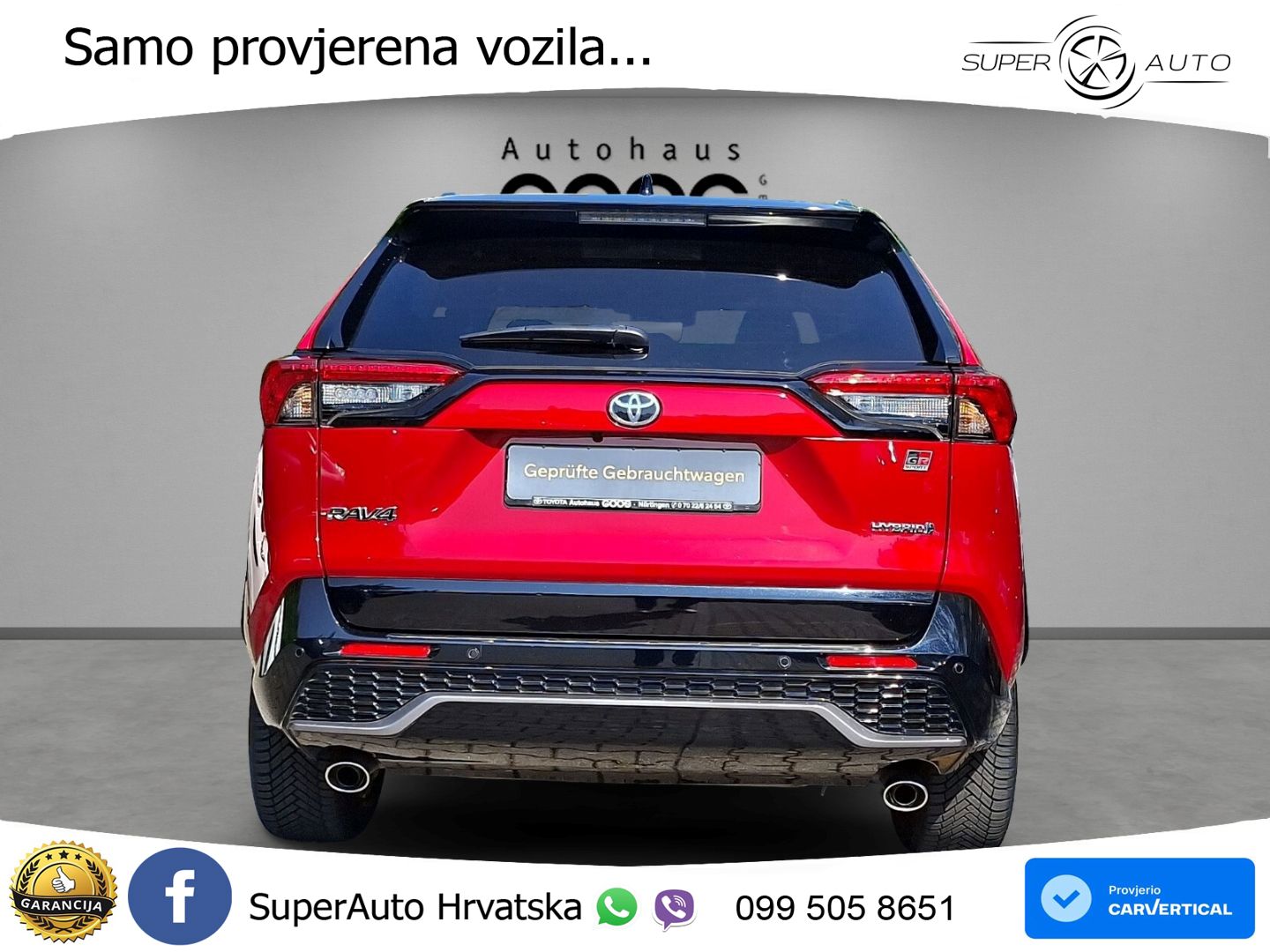Toyota RAV4 2.5 (222 KS) Hybrid AWD-i eCVT GR Sport LED+GR SJED+ACC