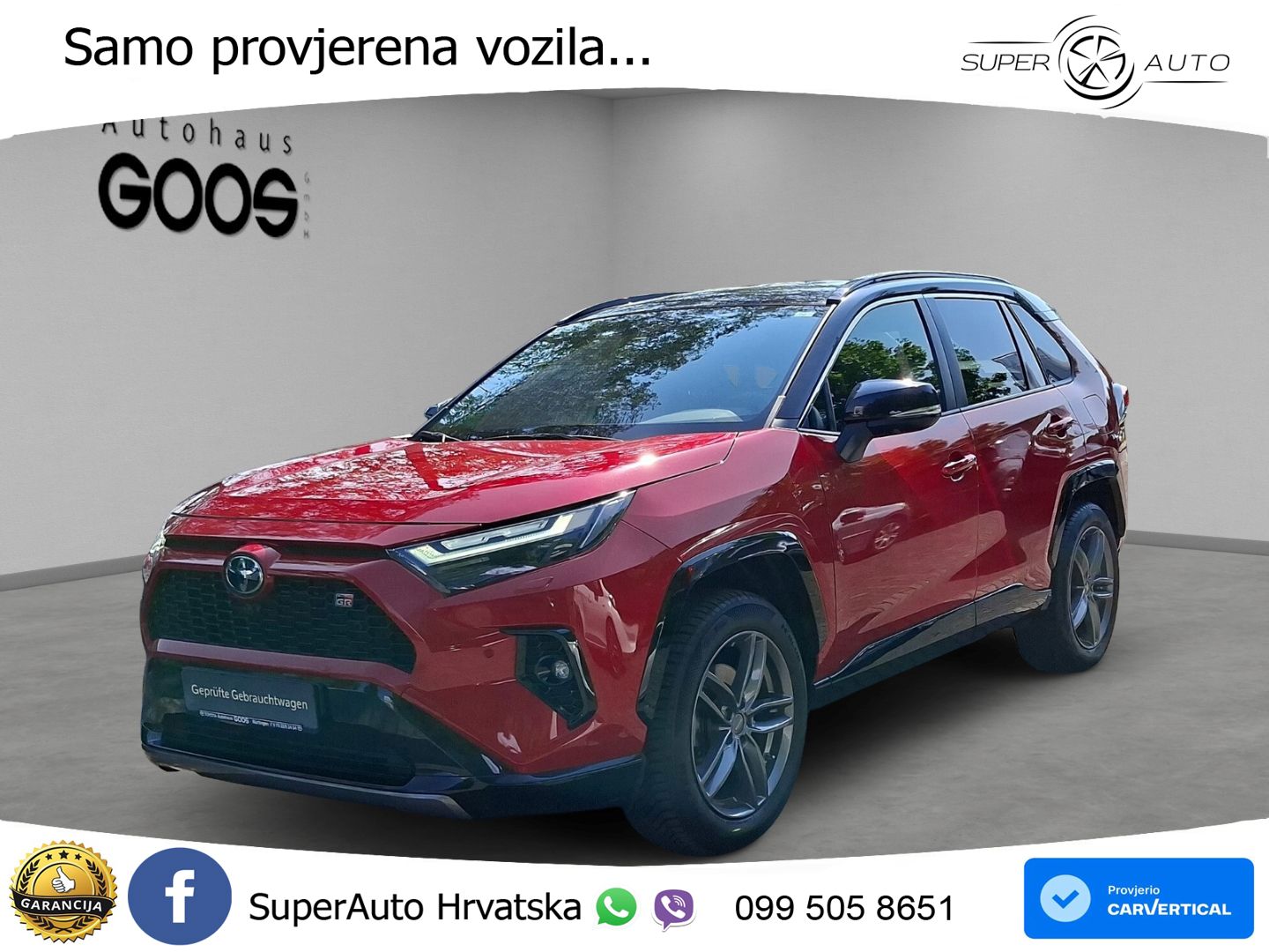 Toyota RAV4 2.5 (222 KS) Hybrid AWD-i eCVT GR Sport LED+GR SJED+ACC