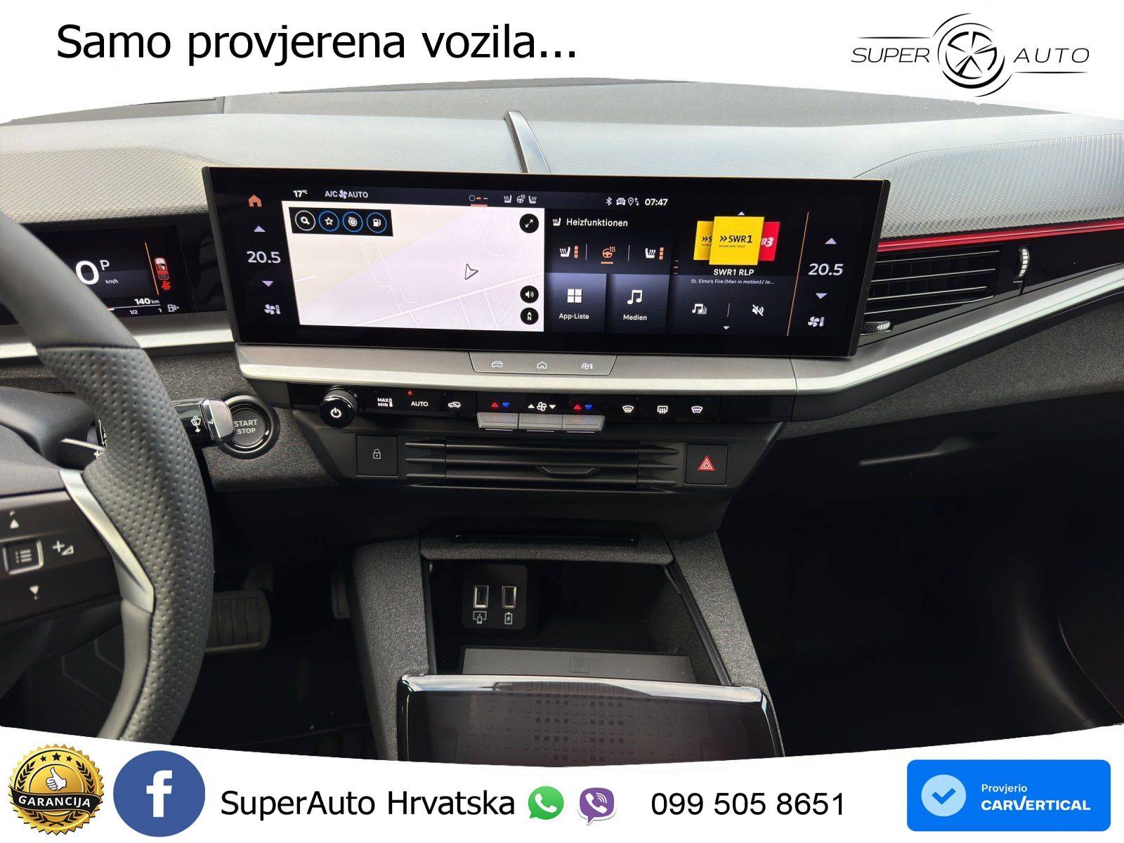 Opel Grandland 1.2 Turbo (145 KS) Hybrid eDCT Ultimate ACC+HEAD+GR SJED+360+PANO