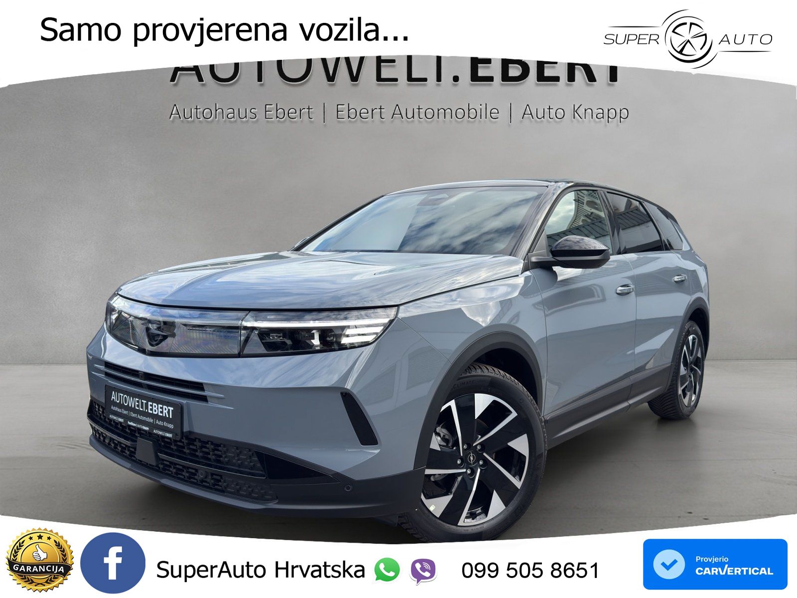 Opel Grandland 1.2 Turbo (145 KS) Hybrid eDCT Ultimate ACC+HEAD+GR SJED+360+PANO