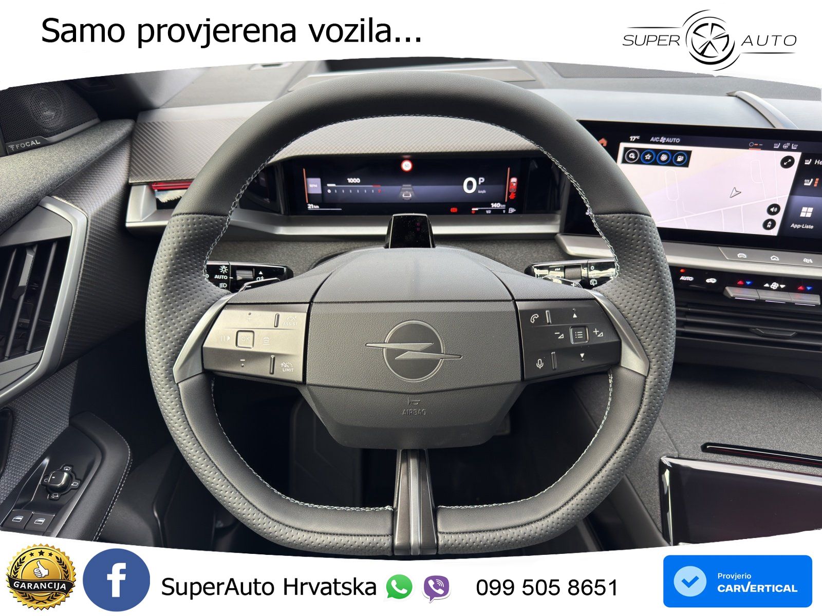 Opel Grandland 1.2 Turbo (145 KS) Hybrid eDCT Ultimate ACC+HEAD+GR SJED+360+PANO