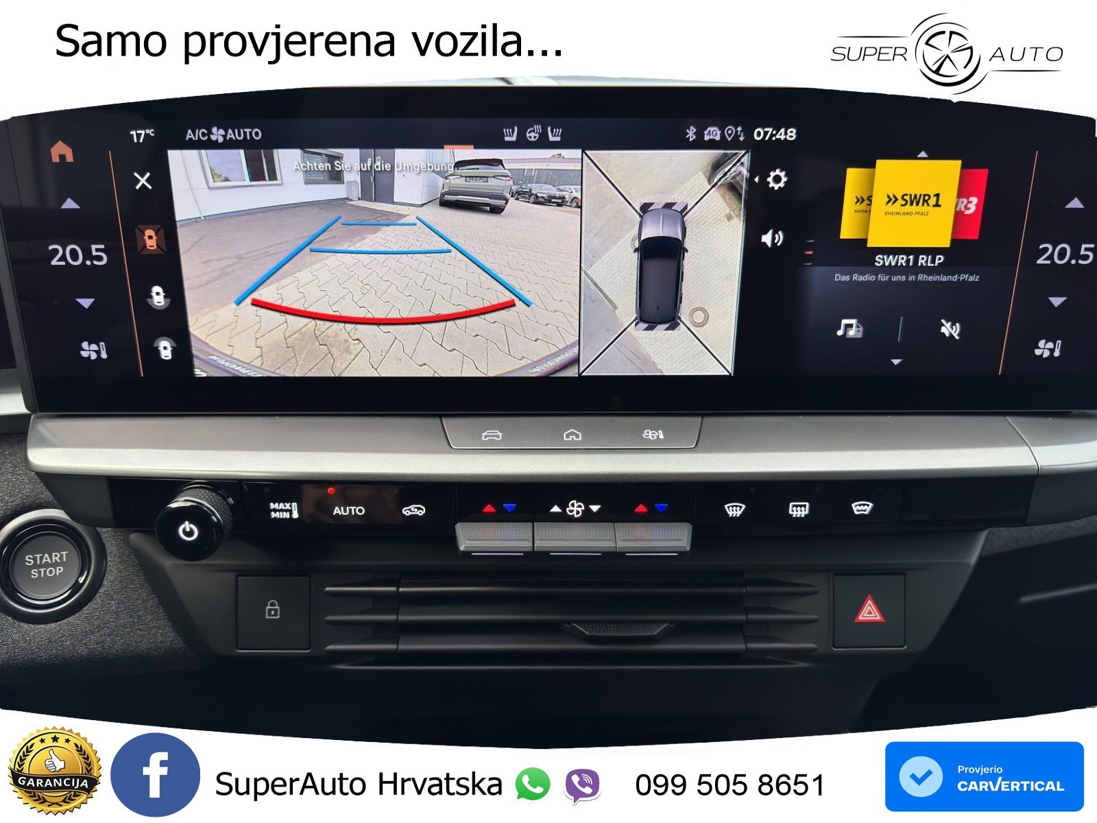 Opel Grandland 1.2 Turbo (145 KS) Hybrid eDCT Ultimate ACC+HEAD+GR SJED+360+PANO