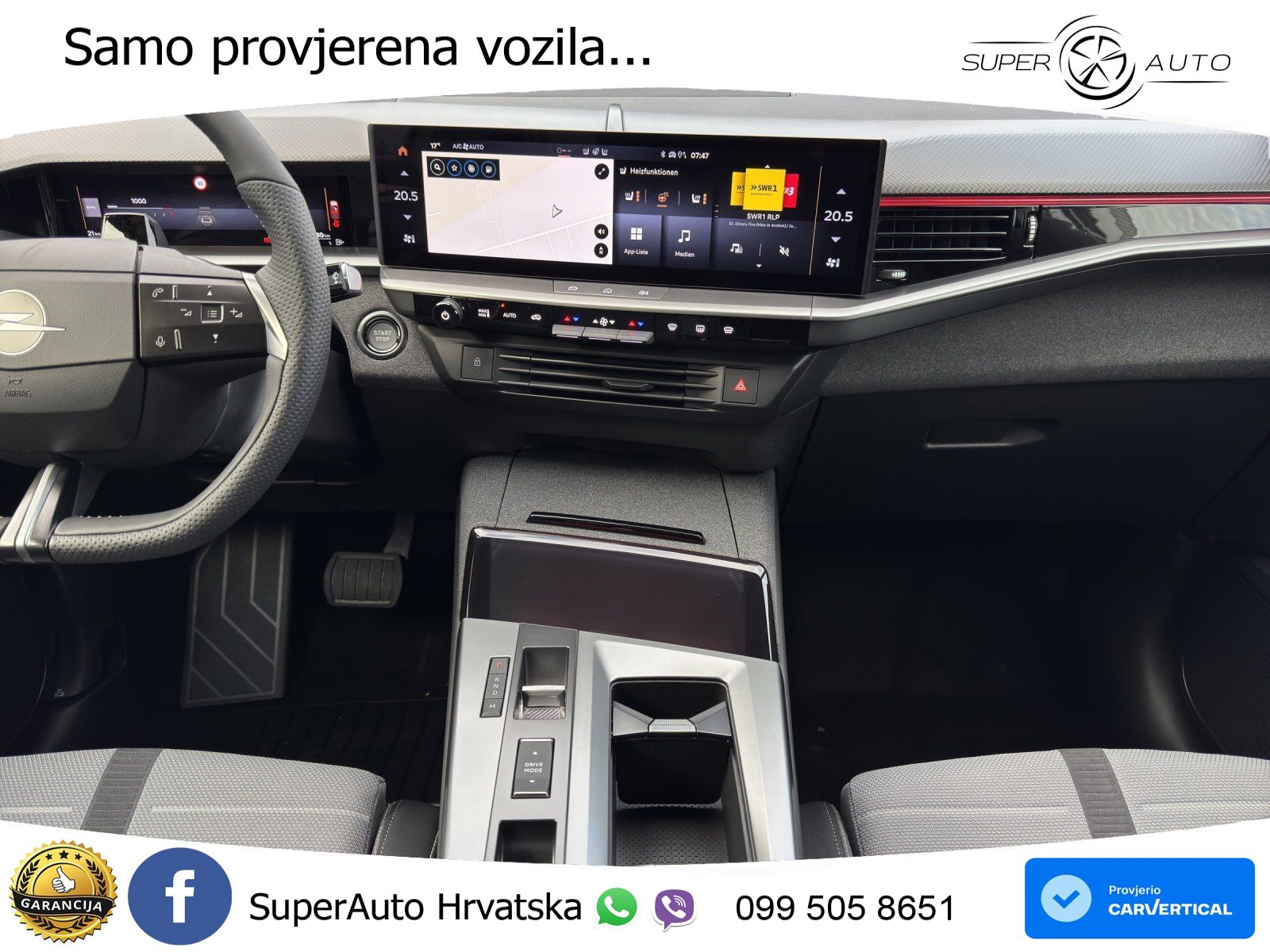 Opel Grandland 1.2 Turbo (145 KS) Hybrid eDCT Ultimate ACC+HEAD+GR SJED+360+PANO