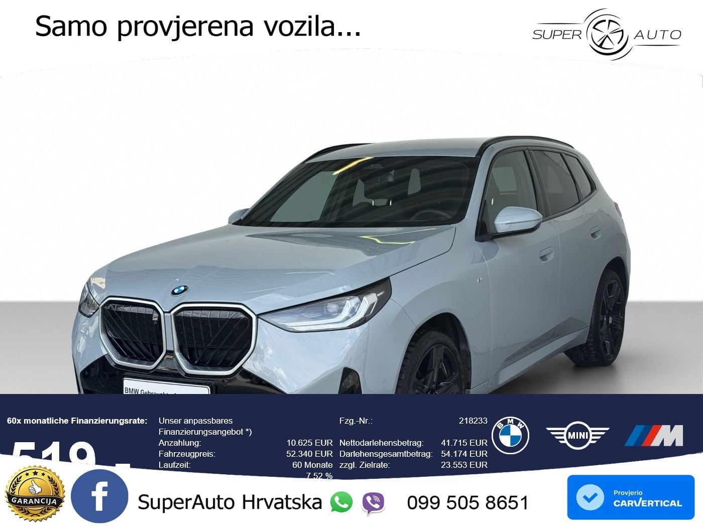 BMW X3 20d xDrive Steptronic M Sport LED+GR SJED+ACC