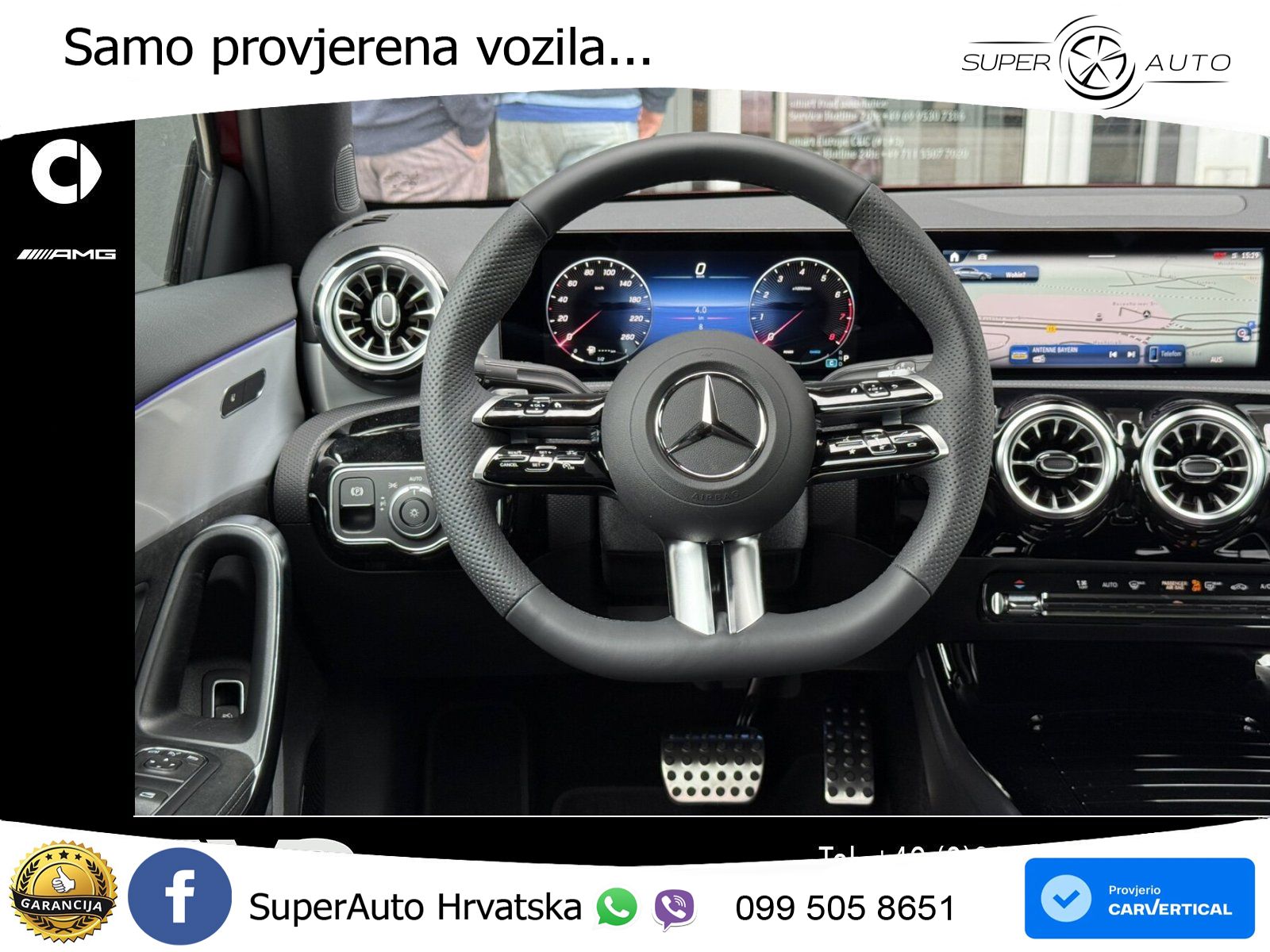 Mercedes-Benz A 200 7G-DCT AMG LED+GR SJED+ACC