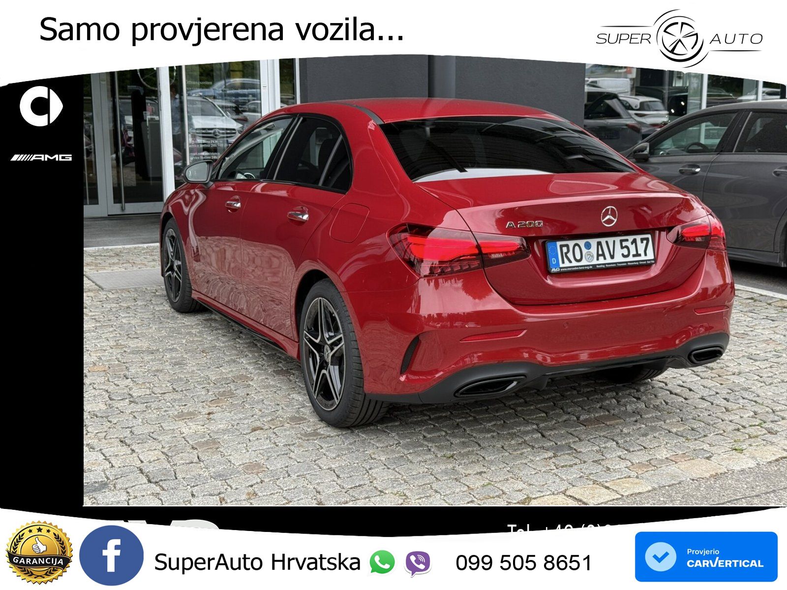 Mercedes-Benz A 200 7G-DCT AMG LED+GR SJED+ACC
