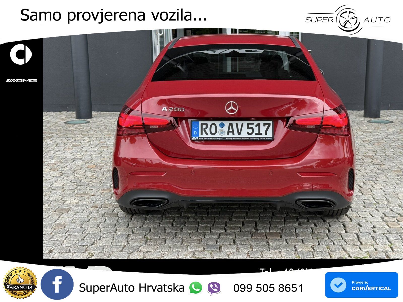 Mercedes-Benz A 200 7G-DCT AMG LED+GR SJED+ACC